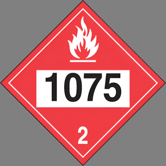 1075 Stick on Placcard