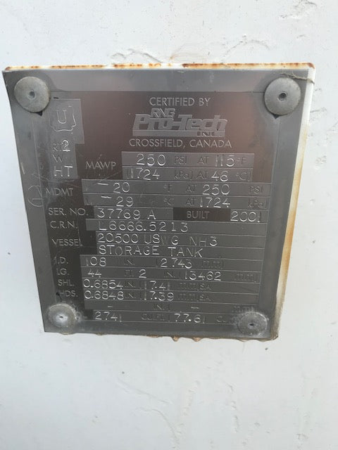 RNG PROTECH Storage tank